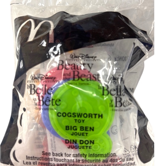 2002 McDonalds Beauty And The Beast Happy Meal Toys Full Set Plus - Picture 6 of 10